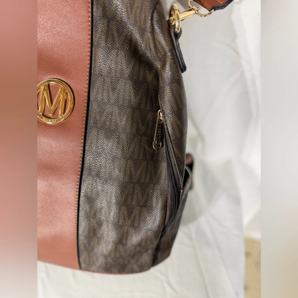 MKP by Marco Collection Brown and Tan Backpack